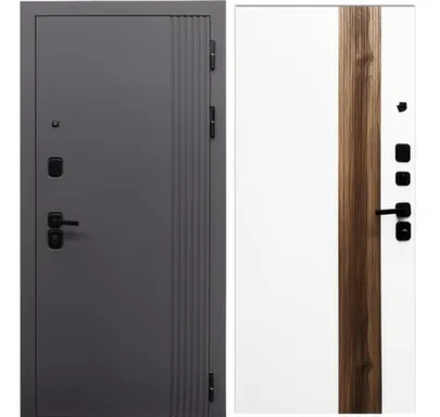 Купить Дверь металлическая Sever Ясень графит, Промет Правое 860 в интернет-магазине Akvilon.kz