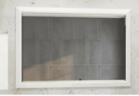 Купить Зеркало Империя белый глянец 120 см,Comforty в интернет-магазине Akvilon.kz