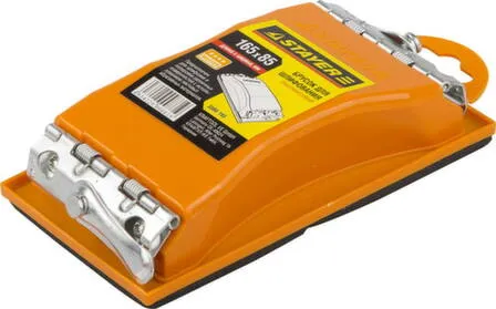 Купить Брусок для шлифования, пластмассовый, с зажимами, 165x85 мм, Stayer в интернет-магазине Akvilon.kz