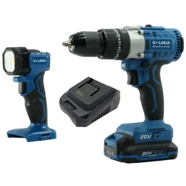 Купить Комплект аккумуляторный шуруповёрт 95703-22CS + фонарь 94103-BC, Galaxia в интернет-магазине Akvilon.kz