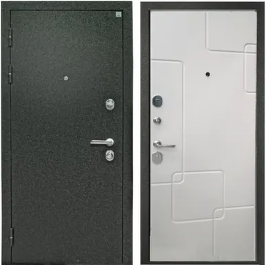 Купить Дверь металлическая Гранит супермат латте /Лев Шелк АЛМАЗ Левое 960 в интернет-магазине Akvilon.kz