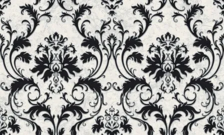 Купить Обои виниловые на флизелиновой основе Milana, мотив, бело-черный, 1,06x10,05 м, MaxDecor в интернет-магазине Akvilon.kz