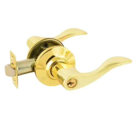 Купить Ручка-защелка межкомнатная ЗВ1-03 фиксатор Нора-М Золото в интернет-магазине Akvilon.kz