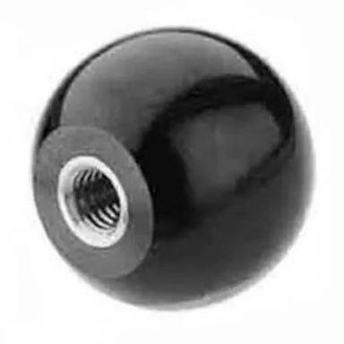 Купить Шарик пластиковый D20 с резьбой М6 чёрный (1шт), Tech-KREP в интернет-магазине Akvilon.kz