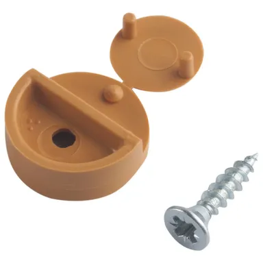 Купить Зеркалодержатель пласт. для мебели бежевый бук с шур. (8 шт), Tech-KREP в интернет-магазине Akvilon.kz