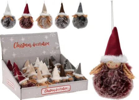 Купить Декорация подвесная Ангел разм. 8x8x14см, в асс, Koopman в интернет-магазине Akvilon.kz