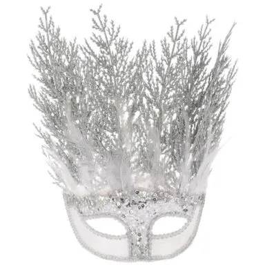 Купить Маска карнавальная, цвет серебро, разм. 29x7x30см, Koopman в интернет-магазине Akvilon.kz
