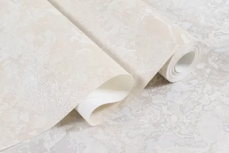 Купить Обои виниловые на флизелиновой основе Кварцит, база, бежевый светлый, 1,06x10 м, Артекс в интернет-магазине Akvilon.kz