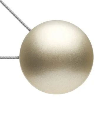 Купить Магнитная клипса с тросом № 6 матовое золото, Ø45 мм, LM Decor в интернет-магазине Akvilon.kz