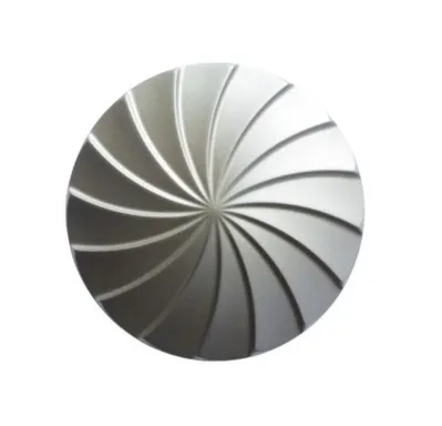 Купить Магнитная клипса с тросом №3 Волна серебро, Ø45 мм, LM Decor в интернет-магазине Akvilon.kz