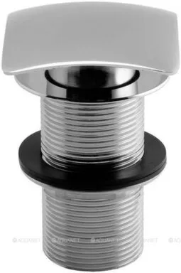 Купить Донный клапан 1 1/4" с переливом Square,AQUANET в интернет-магазине Akvilon.kz