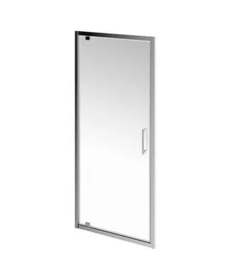 Купить Душевая дверь распашная Vetro, хром, 900x1950 мм, Kerama Marazzi в интернет-магазине Akvilon.kz