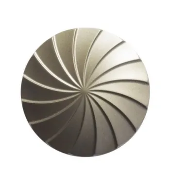 Купить Магнитная клипса с тросом №19 Волна платина, Ø45 мм, LM Decor в интернет-магазине Akvilon.kz