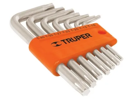 Купить Набор шестигранных ключей TORX (7 штук), TRUPER в интернет-магазине Akvilon.kz