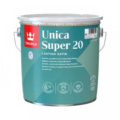 Купить Лак универсальный UNICA SUPER 20 EP п/мат 0,9л в интернет-магазине Akvilon.kz