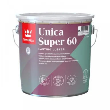 Купить Лак универсальный UNICA SUPER 60 EP п/гл 2,7л в интернет-магазине Akvilon.kz