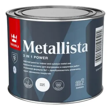 Купить Краска по ржавчине METALLISTA C гл 0,9л в интернет-магазине Akvilon.kz