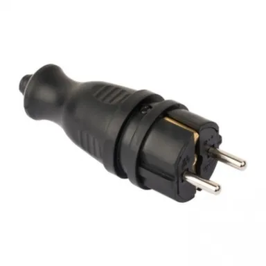 Купить Вилка прямая, однофазная, 2P+PE 16A IP44 EKF PRO в интернет-магазине Akvilon.kz