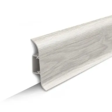 Купить Плинтус ПВХ 55x22x2200мм 230 Дуб айсберг, Ideal в интернет-магазине Akvilon.kz
