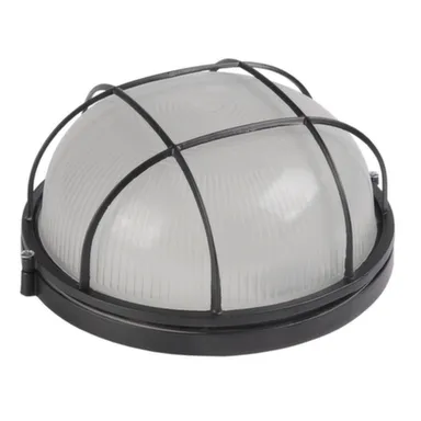 Купить Светильник НПБ/НПП 1302 черный/круг с решеткой 60Вт IP 54 в интернет-магазине Akvilon.kz