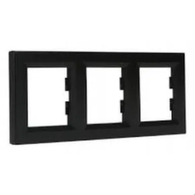 Купить Антрацит рамка 3- местная Asfora в интернет-магазине Akvilon.kz