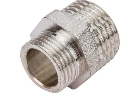 Купить Ниппель резьбовой переходной 1/2" х 3/8" НР-НР, РТП в интернет-магазине Akvilon.kz