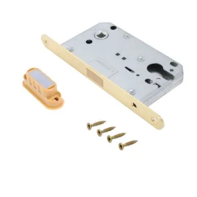 Купить Корпус замка магнитный 5300-MC (под цилиндр) Аллюр Матовое золото в интернет-магазине Akvilon.kz