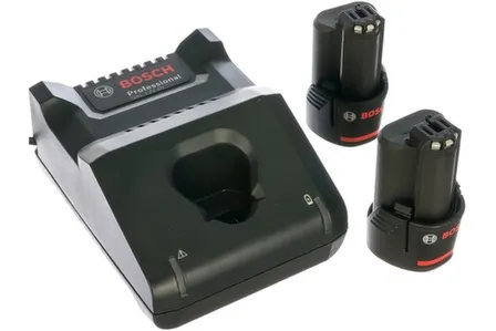 Купить Набор 2 аккумулятора 12В 2,0А*ч + зарядное устройство GAL 12V-40 Bosch в интернет-магазине Akvilon.kz