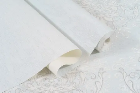 Купить Обои виниловые на флизелиновой основе Опера, база, голубой, 1,06x10 м, Domingo в интернет-магазине Akvilon.kz