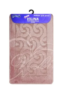 Купить Коврик для ванной комнаты 80x50см розовый, Vilina в интернет-магазине Akvilon.kz