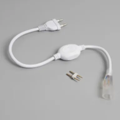 Купить Вилка для светодиодной ленты 220В 4А IP65 8мм в интернет-магазине Akvilon.kz