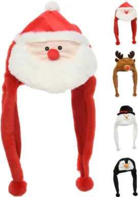 Купить Шапка новогодняя/рождественская с декорацией в ассортименте, длина 50см, Koopman в интернет-магазине Akvilon.kz