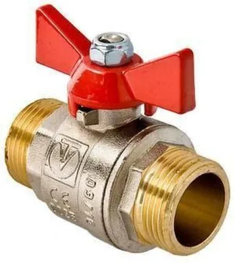 Купить Кран шаровой Valteс Base наруж-наруж резьба рукоятка бабочка 1/2 в интернет-магазине Akvilon.kz