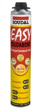 Купить Клей-пена SOUDAL Soudabond Easy Gun Profi 750 мл в интернет-магазине Akvilon.kz