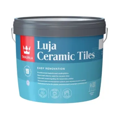 Купить Краска Luja Ceramic Tiles для керамической плитки, база С, 2,7 л, Tikkurila в интернет-магазине Akvilon.kz