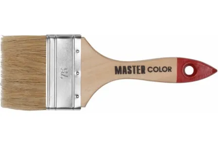 Купить Кисть флейц., ширина 75 мм, натур. щетина, 55% топс, лакиров.ручка в интернет-магазине Akvilon.kz