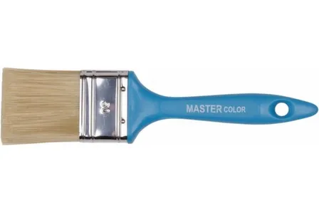 Купить Кисть флейц., ширина 50 мм, толщ. 13 мм, ПЭТ-щетина, нерж. обжим, пласт. ручка в интернет-магазине Akvilon.kz