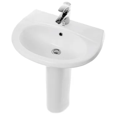 Купить Умывальник Виктория на пьедестале Самарский 59 см, Sanita в интернет-магазине Akvilon.kz