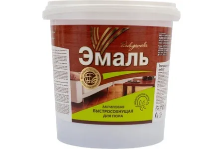 Купить Эмаль акриловая для пола, золотисто-коричневая, 0,9 кг, Радугамалер в интернет-магазине Akvilon.kz