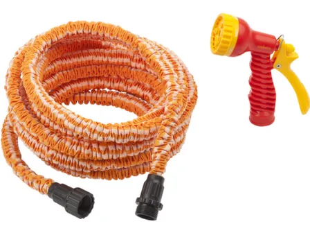 Купить Набор поливочный : удлиняющийся шланг 22,5 м+ пистолет-распылитель, Grinda в интернет-магазине Akvilon.kz