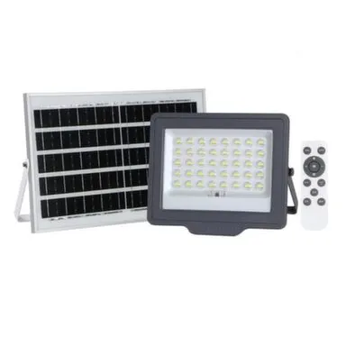 Купить Прожектор светодиодный 50W 65К солнечная батарея пульт в интернет-магазине Akvilon.kz