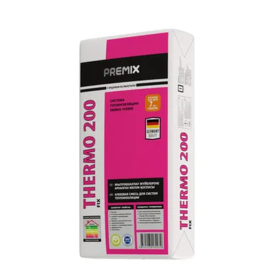 Купить Клей для систем теплоизоляции Thermo 200 Fix 25кг, Premix в интернет-магазине Akvilon.kz