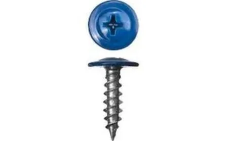 Купить Саморез ПШ 4,2x25 мм по металлу острый 1 Синий в интернет-магазине Akvilon.kz