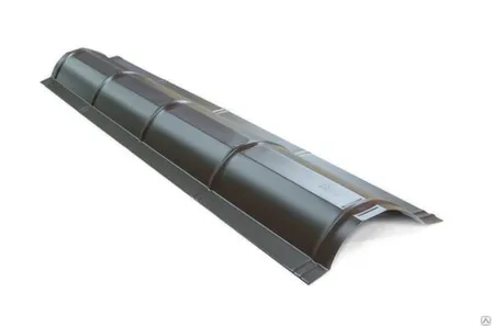 Купить Конек круглый R110x2000мм серый матовый в интернет-магазине Akvilon.kz