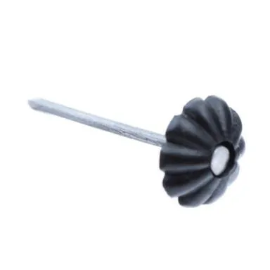 Купить Гвозди декоративные с пластмассовой головкой, черный, 80 шт, Стройбат в интернет-магазине Akvilon.kz