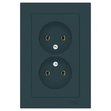 Купить Розетка 2-местная Schneider Electric Atlas в интернет-магазине Akvilon.kz