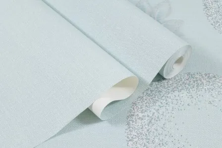 Купить Обои виниловые на флизелиновой основе Инди, база, голубой, 1,06x10 м, Артекс в интернет-магазине Akvilon.kz