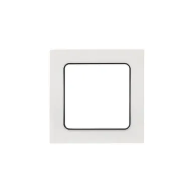 Купить Белая рамка 1- местная с черной линией Стокгольм в интернет-магазине Akvilon.kz