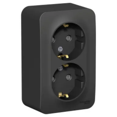 Купить Розетка 2-хместная Schneider Electric Blancа в интернет-магазине Akvilon.kz