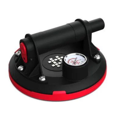 Купить Присоска вакуумная с датчиком давления (манометром) P611, 200 мм, 140 кг, Shijing в интернет-магазине Akvilon.kz